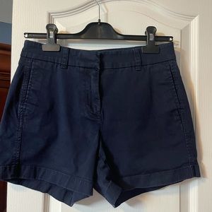 JCrew Classic Navy Chino Shorts